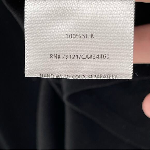 Eileen Fisher 100% Silk Longline Cami Tank Size XS Quiet Luxury Capsule Wardrobe - Picture 7 of 8